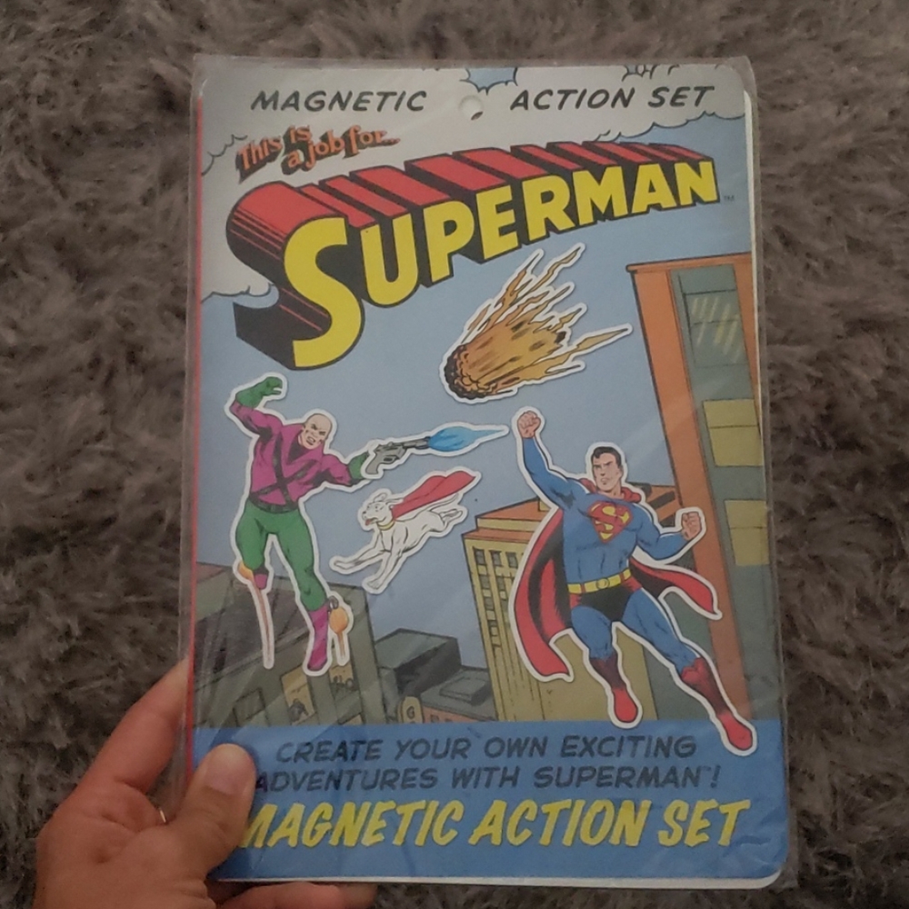 Superman magnetic action set
